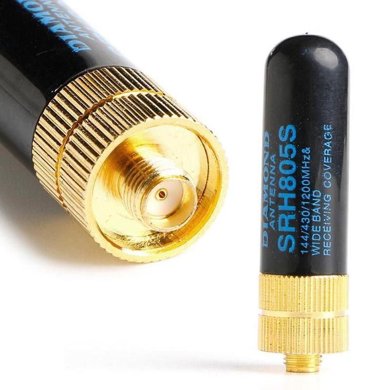 1Pc Walkie Talkie Antenna SRH805S 4.5cm Short Antenna SMA-F Female VHF/UHF For BAOFENG UV-5R Two-way Radio Accessories