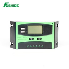 PWM 20A solar charge controller temperature regulator 12V/24V AUTO LCD display