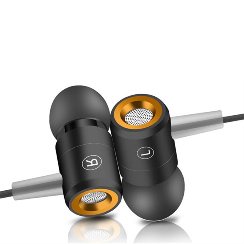 Metalen Krachtige Bass In-Ear Oordopjes Met Microfoon Voor Mobiele Telefoon 3.5Mm Jack Universele Muziek Oortelefoon Wired Controle oordopjes