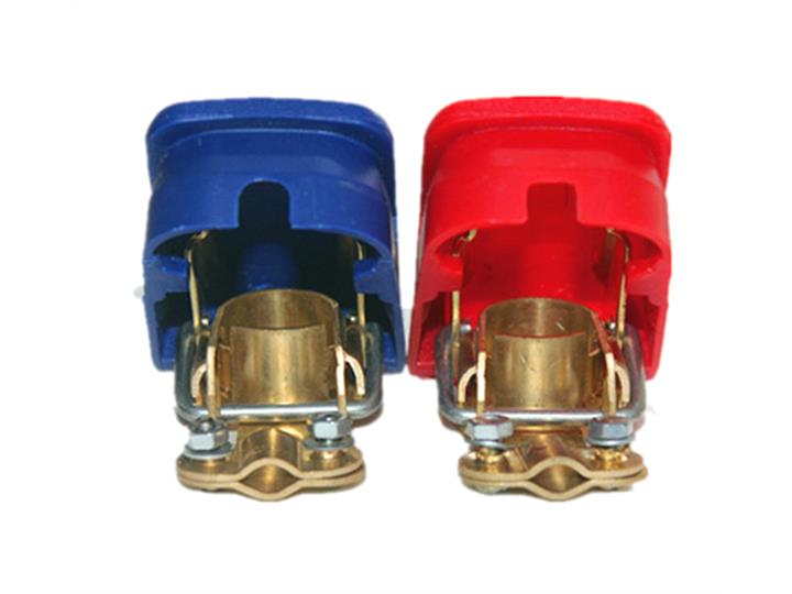 2PCS/Lot Auto car motorcycle battery quick joint Battery terminal Clamp clip pile Card