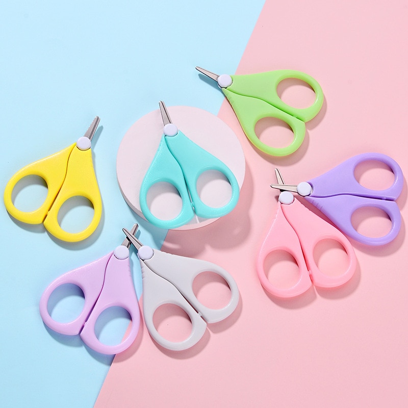 Newborn Safety Nail Clippers Scissors Cutter Convenient Daily Toddler Nail Shell Shear Manicure Tool Baby Nail Scissors Tool