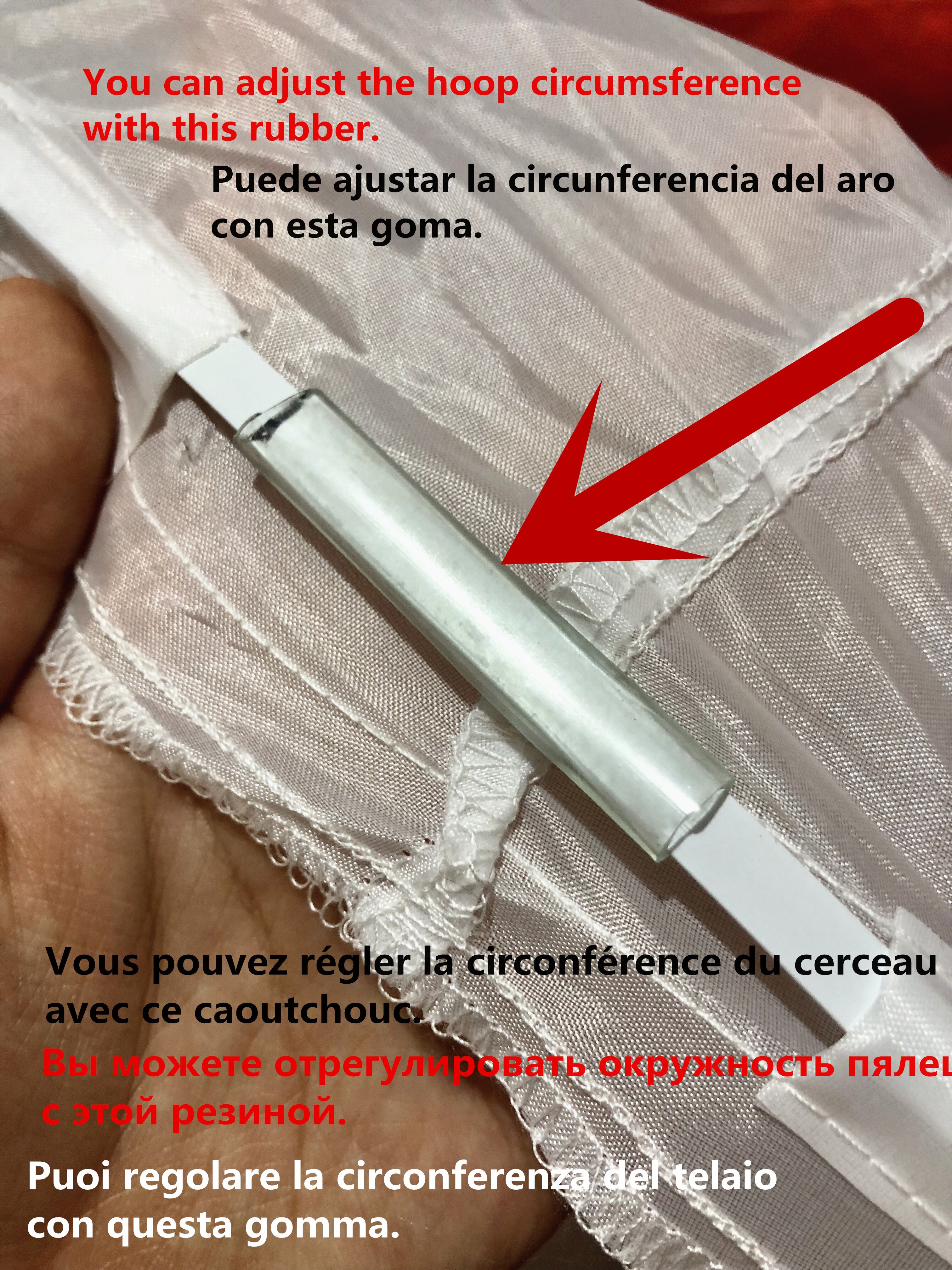 1-18 anni sottoveste bambino bianco per ragazze bambini crinolina sottogonna fiore ragazza Tulle abito da ballo gonna gonfia jon-3 cerchio 7 dimensioni