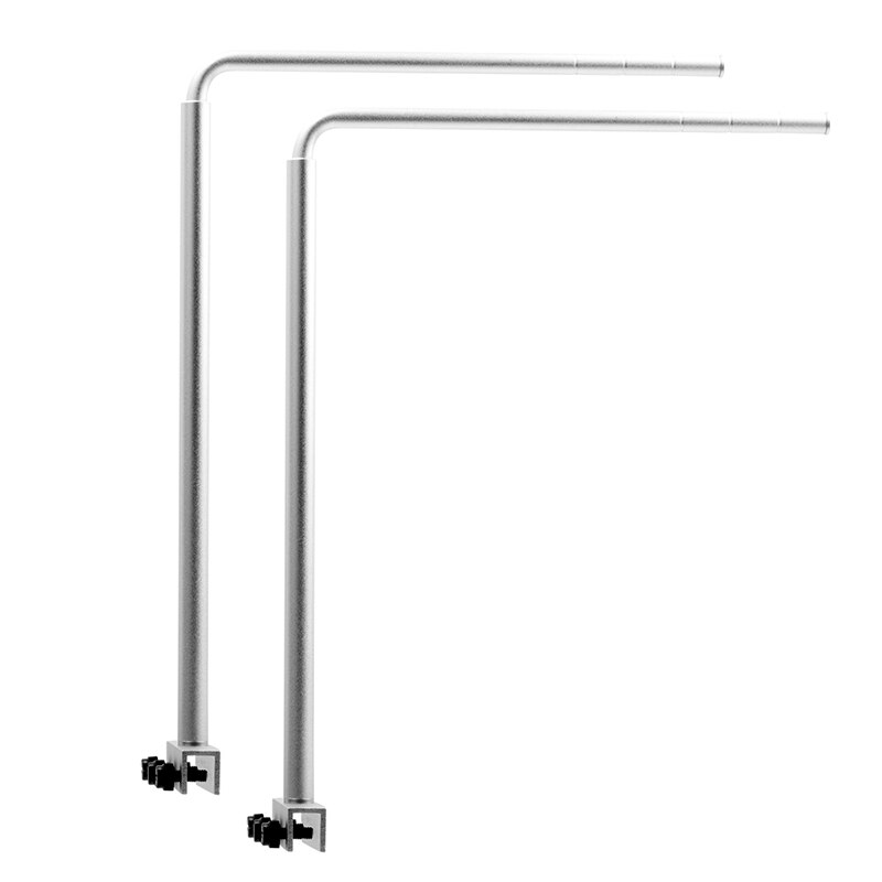 NICREW Chihiros Aquarium LED Light Hanging Stand Aluminum Alloy Bracket for Fish Tank Lamp: 2pcs