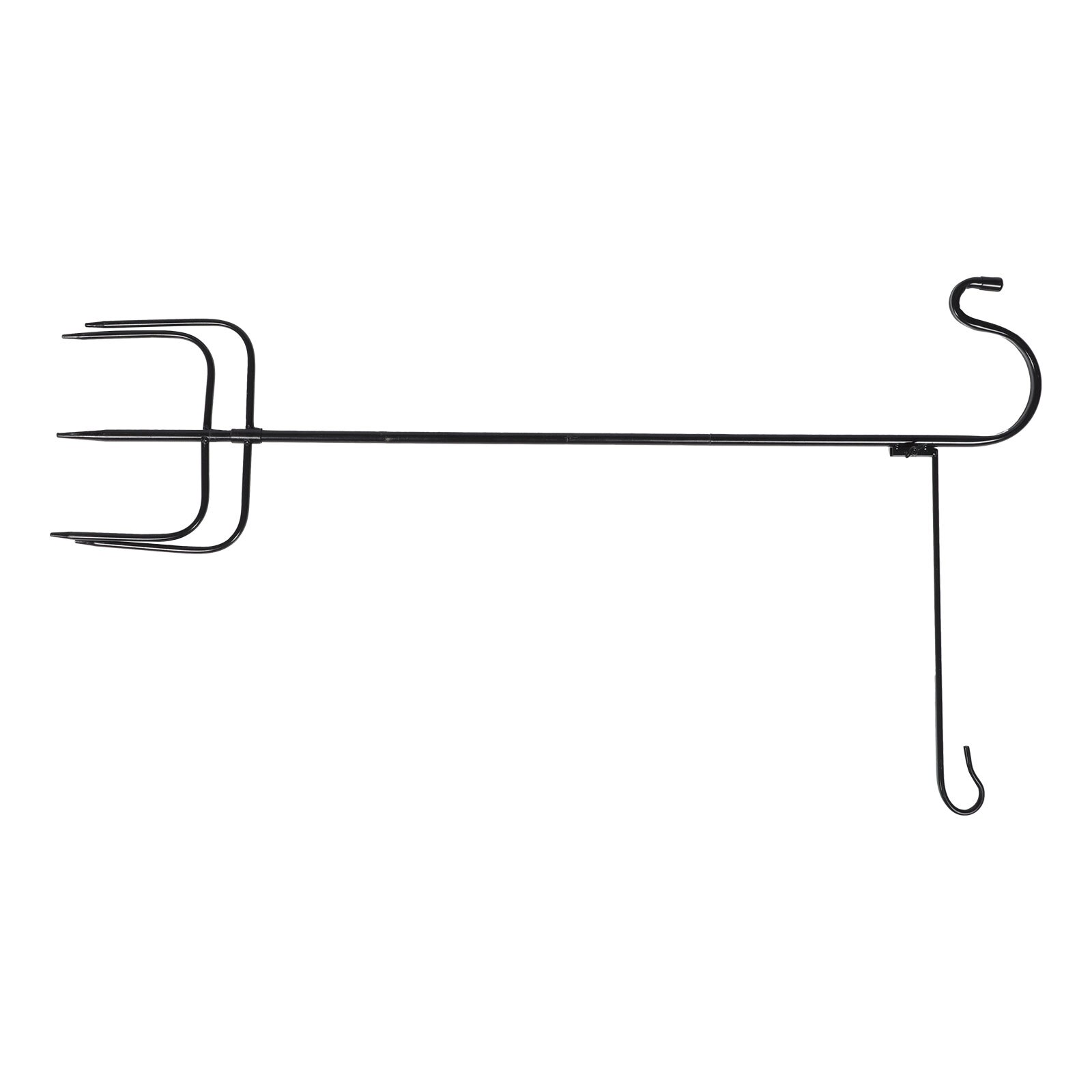 Ground Inserted Hook Practical Light Hanging Hook Shepherd Hook Iron Lamp Hook for Park