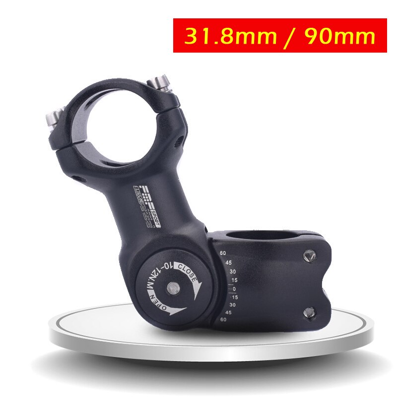 Góra rower regulowana kierownica kąt kierownica 25.4 / 31.8 kierownica wysokość podwyższona kierownica 90mm / 110mm: 31.8mm-90mm