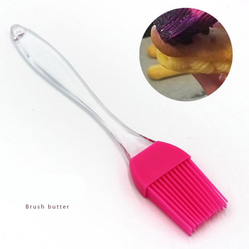 5 pièces/lot Silicone BBQ badigeonner brosse Barbecue brosses haute température Barbecue brosse outils pâtisserie huile brosses pour gâteau GCF022