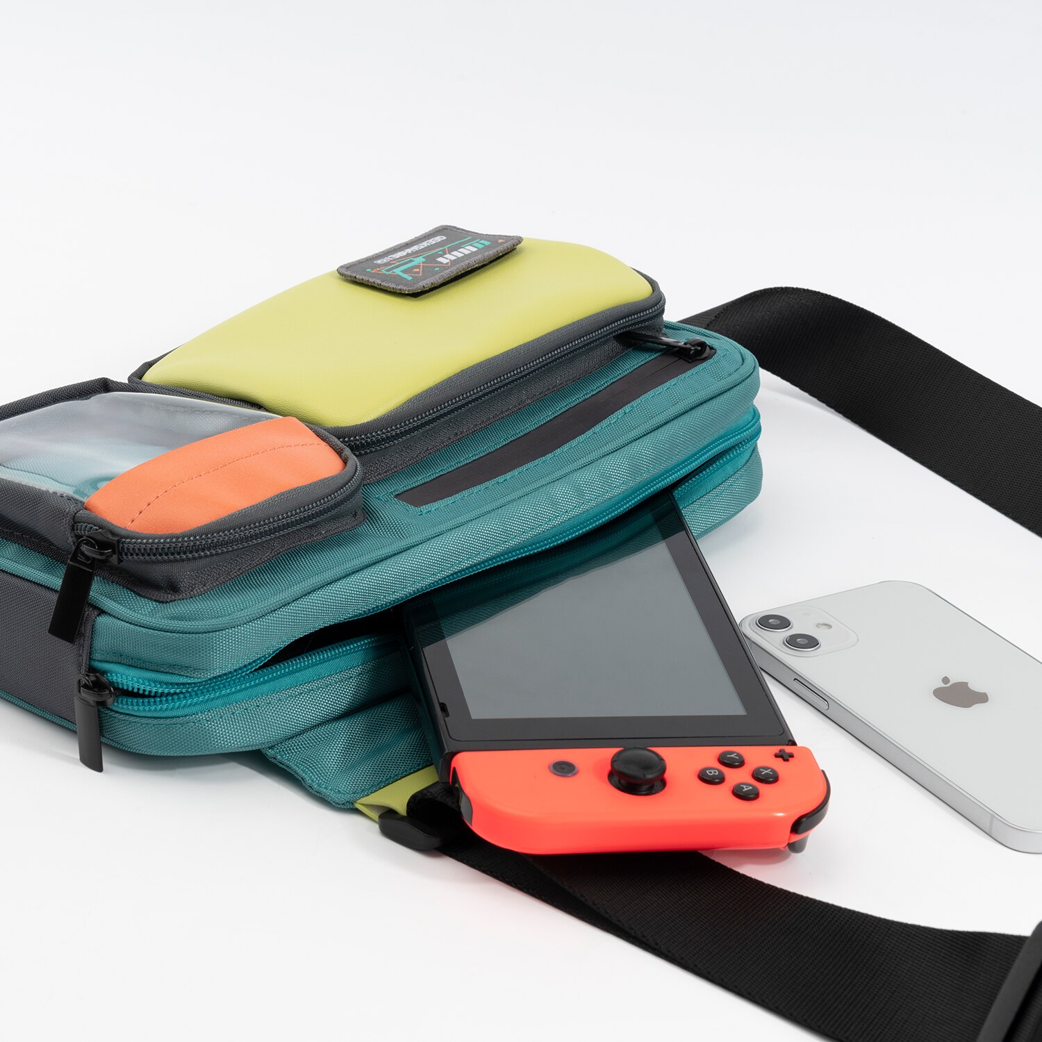 GeekShare borsa da viaggio per Nintendo Switch borsa da viaggio borse multifunzione di grande capacità per Switch OLED Messenger Bag Switch Lite