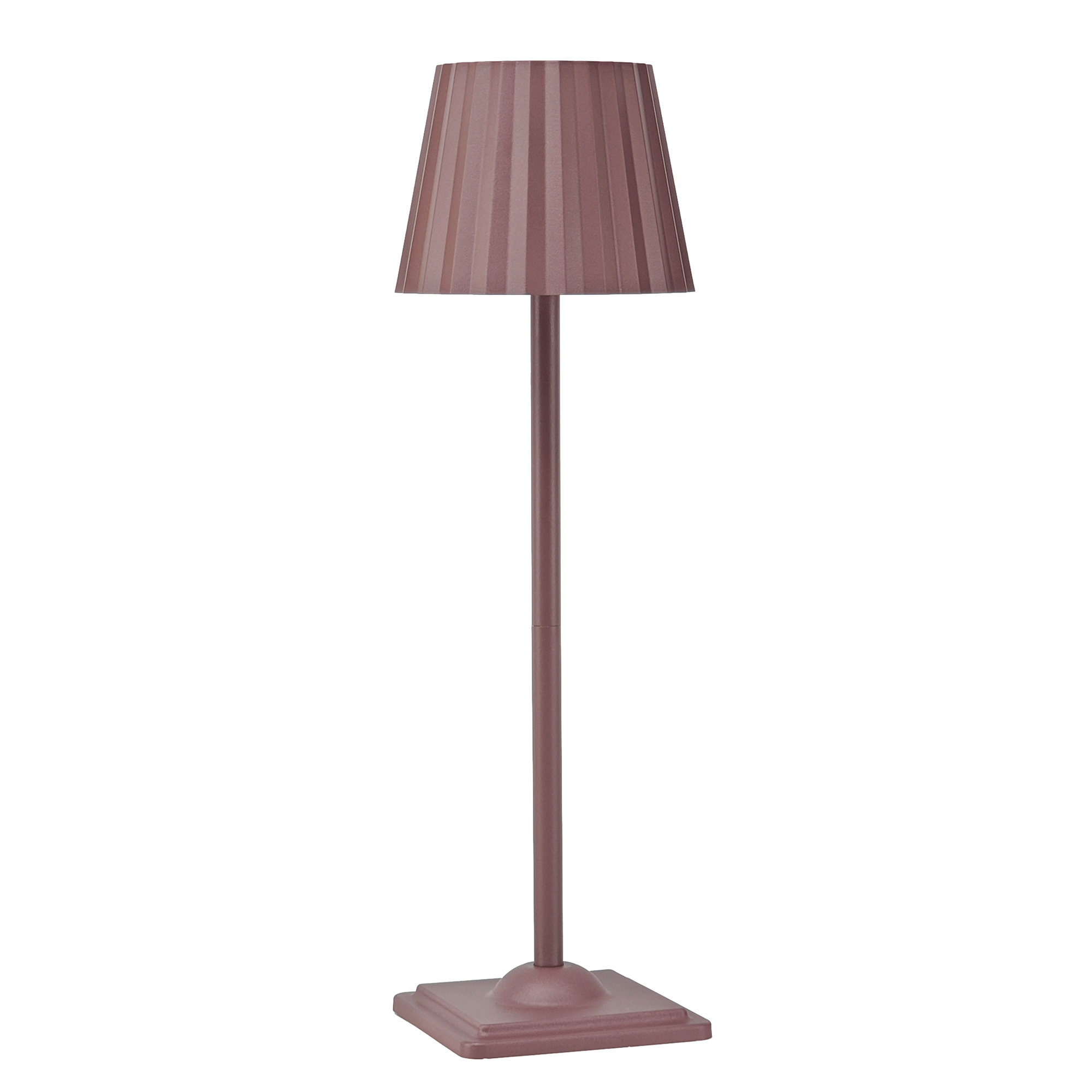 Lámpara de escritorio LED inalámbrica, lámparas de mesa inalámbricas con Control táctil, recargable por USB, luces de ambiente con atenuación continua de 3 colores: Rosa