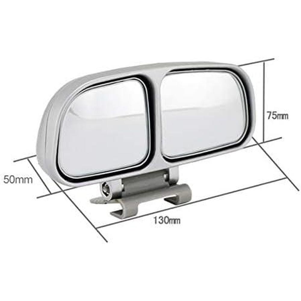 Espejo retrovisor auxiliar para coche, espejos traseros laterales gran angular, punto ciego inverso ajustable para estacionamiento inverso de coche
