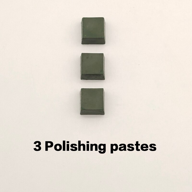 Couro afiando strop polimento afiar couro pasta de moedura artigo afiar cera polonês cinto: 3 polishing paste