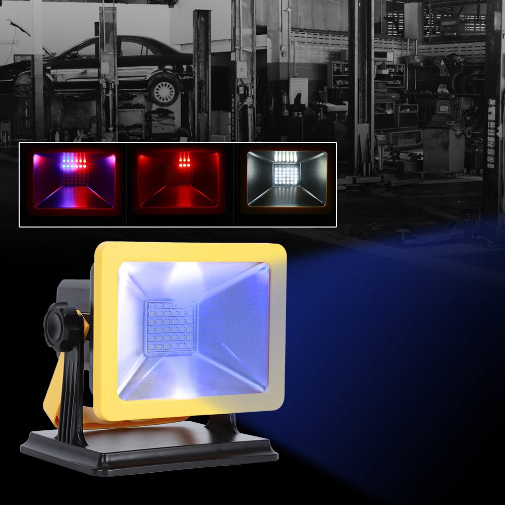 30W USB Power LED Flood Light Portable IP65 Waterproof 3 Levels Dimmable Emergency Light For Outdoor Camping Activity