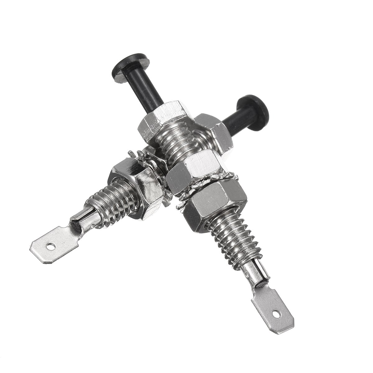 2 Stks Universal Motor Autodeur Pin Switch Verstelbare Bonnet Alarm Licht Kap 69mm Schroef lengte 33mm