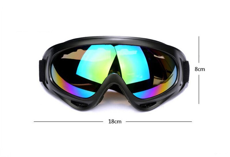 Vinter snesport skiløb snowboard snescooter briller mænd kvinder vindtætte støvtætte briller ski skate solbriller briller  uv400