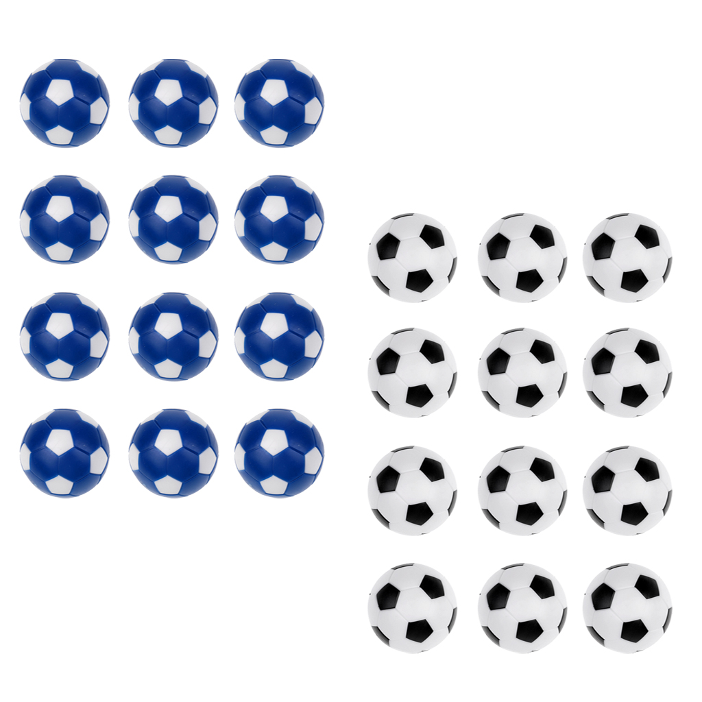 24pcs 36mm Foosball Balls Fussball Ball Replacement For Soccer Table Game