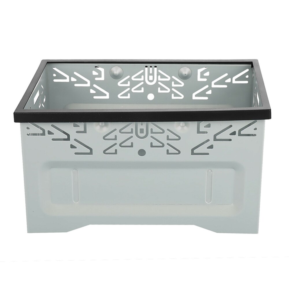 2 Din Double ISO Din Metal Frame Insertion Slot Radio Panel Mounting Frame Radio