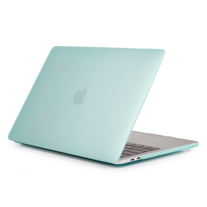 Coque de protection pour Macbook Pro 13 avec barre tactile, coque A1706, A1989, A2159, A2289, A2251, A1708: Light Green