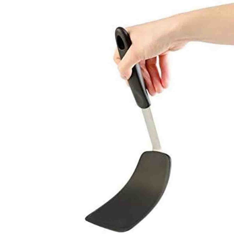 StarPack Premium Flexible Large Silicone Turner Spatula - High Heat Resistant to 600 Fahrenheit, Hygienic One Piece