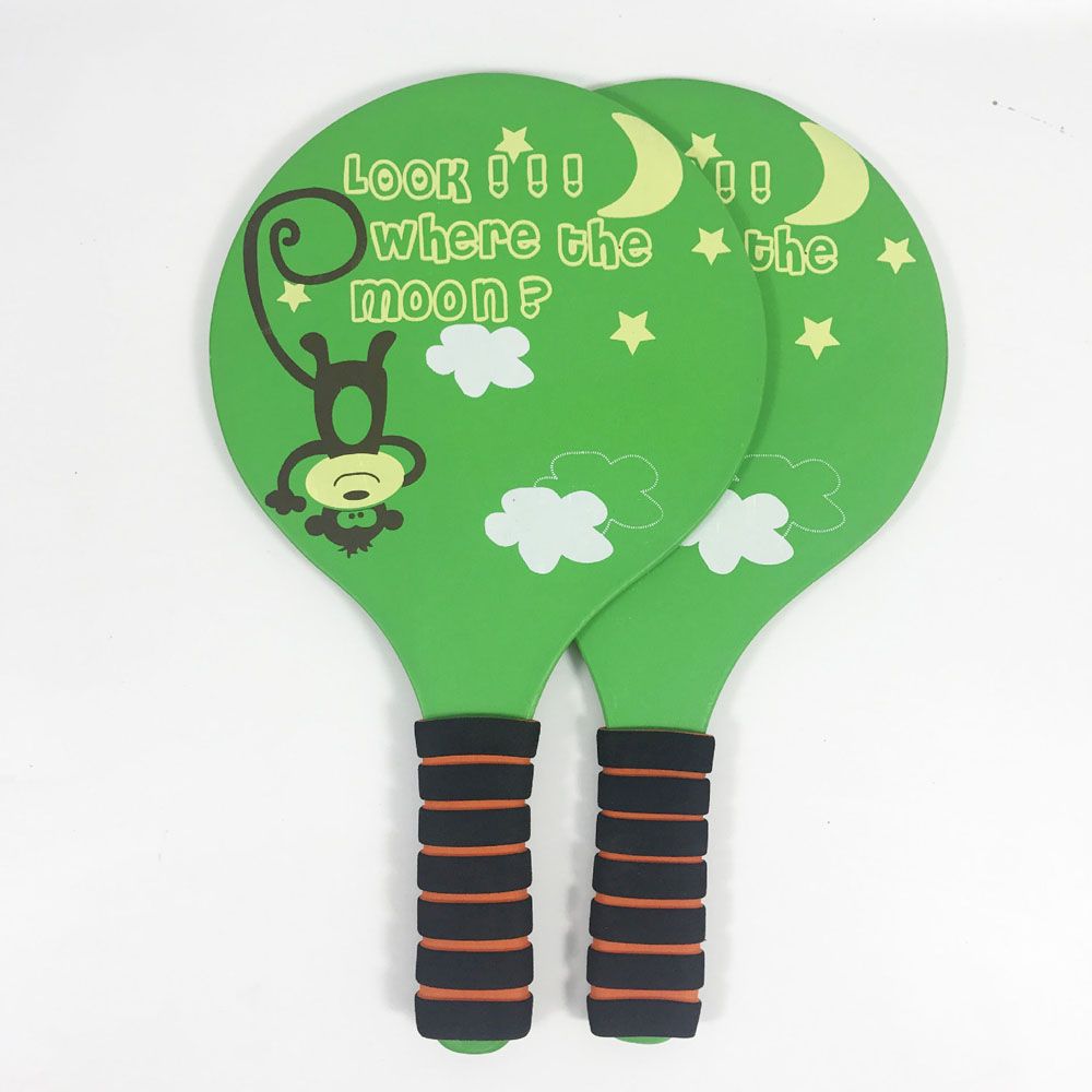 Racquet Wood Racquet Racquet Sports Badminton Beach Battledore Racquet Badminton Rackets Badminton Racket Rackets: green