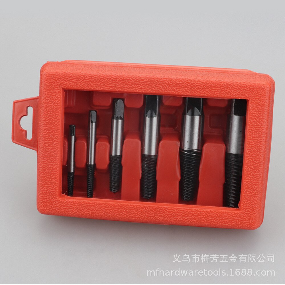 5 Pc Screw Extractor 6 Pc Broken Wire Extractor 8 Pc Broken Stud Spanner Anti-Wire Automobile Tool