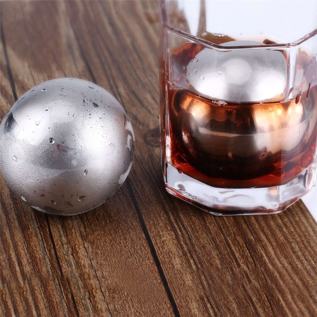 Stainless Steel Ice Cubes Keep Drink Cold Longer Reusable Chilling Stones For Whiskey Wine Party Bar Tool Drinking #T2P