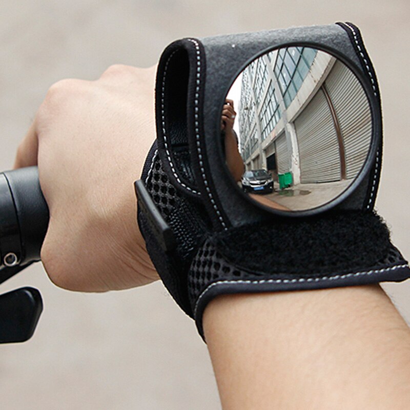 Good Hand Cycling Wrist Mirror Rear View Rearview Safety Bike Arm Back Mirror WEST BIKING Bicycle Rear Reflector Wrist Mirror