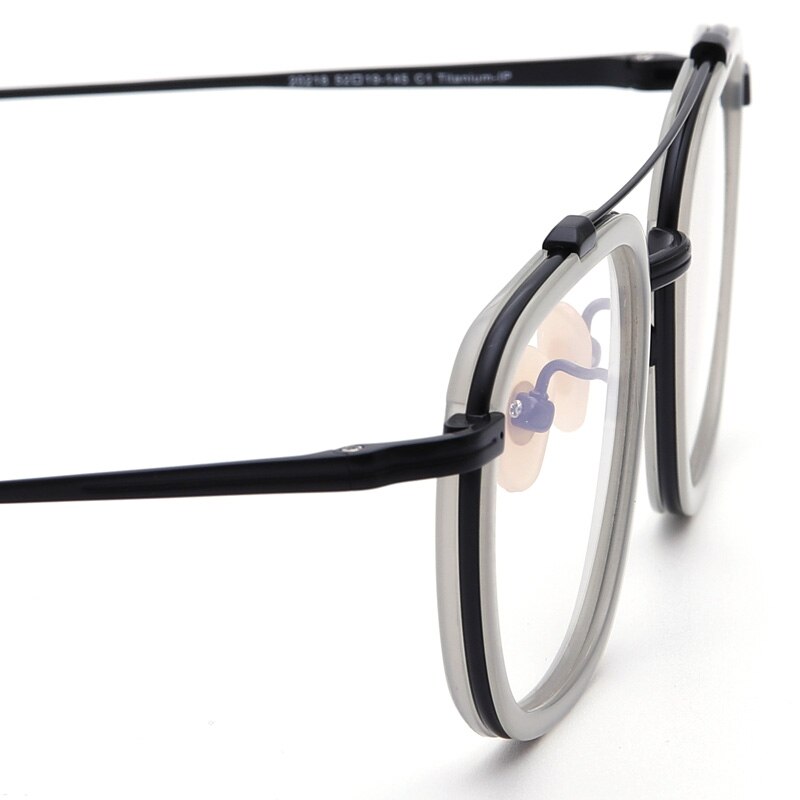 Men IP Titanium Glasses Frame Women Acetate Square Myopia Optical Prescription Eyeglasses Frame Tony Stark Ultralight Eyewear