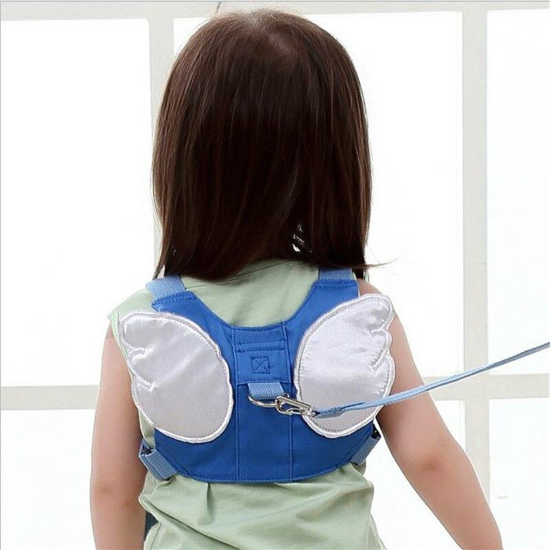 arnés para aprender a caminar para bebé, correa de seguridad para niños pequeños, cinturón para caminar, Asa de cuidador para niños, Asistente para caminar: Blue