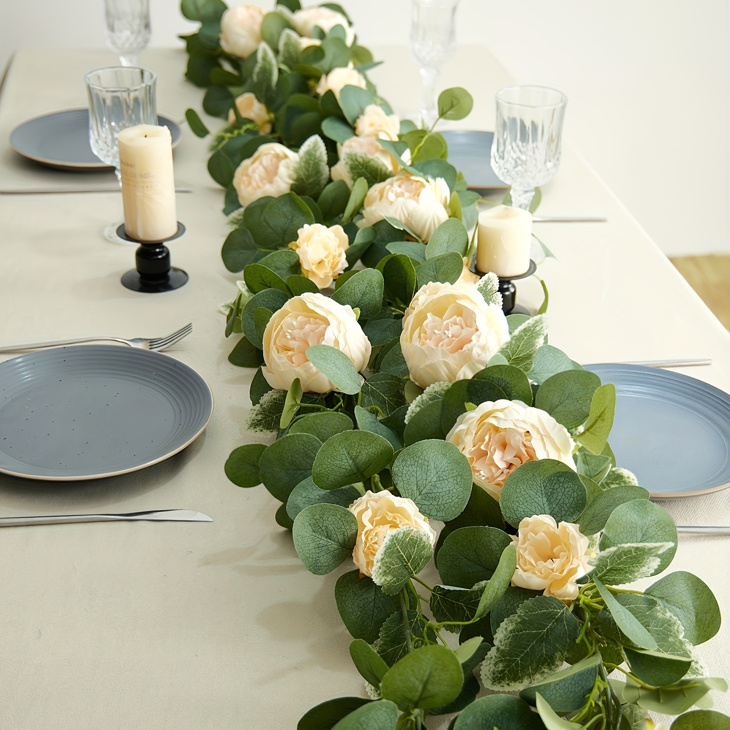 Peônia artificial rosa videira, decoração de festa de casamento flores artificiais, plantas suspensas de parede verde, cinto de flores simuladas