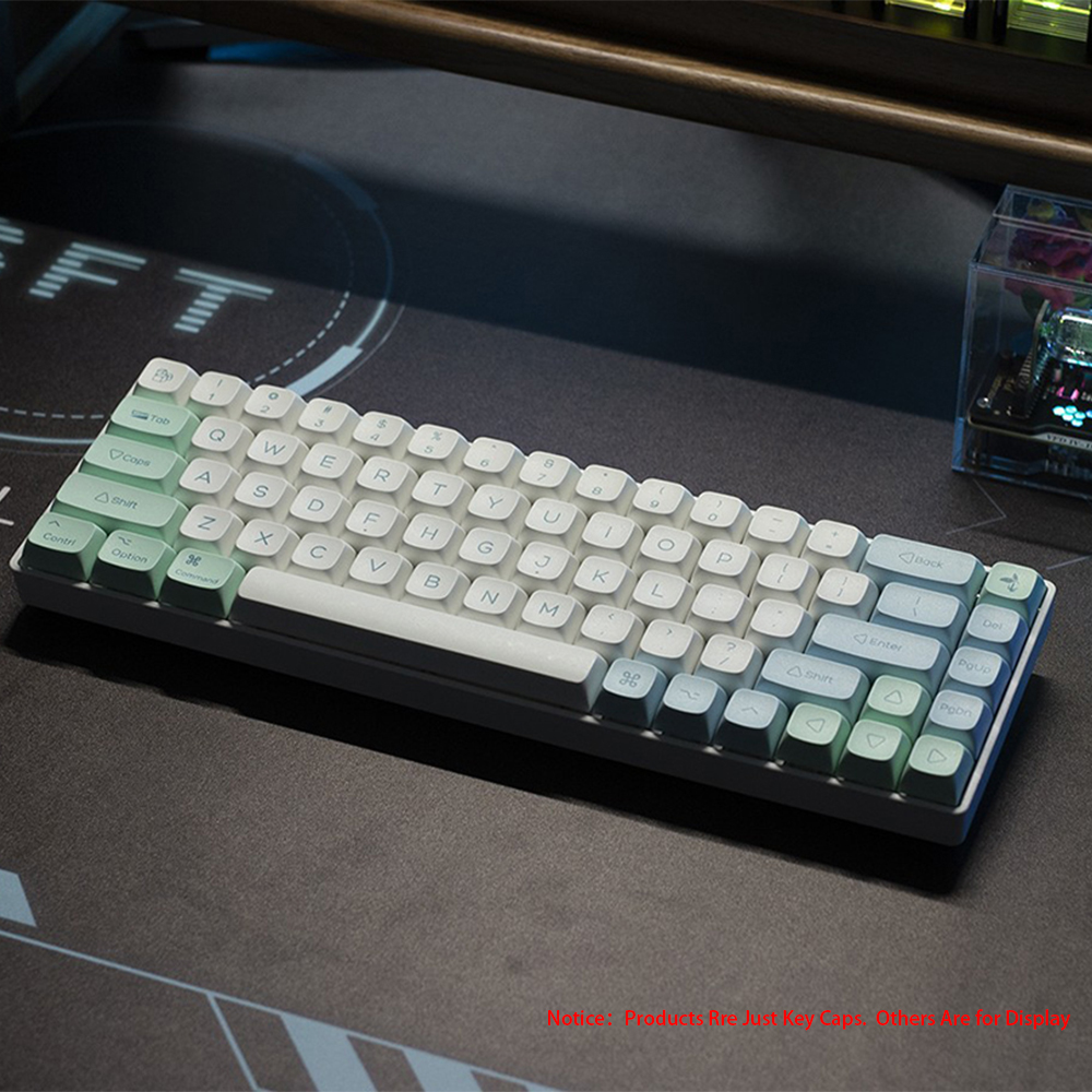 135 Toetsen Ijs Kristal Mint Keycaps Profiel Xda Pbt Dye-Sub Key Cap Voor Cherry Mx Switch Diy Layout Ducky Mechanische Toetsenbord Cap