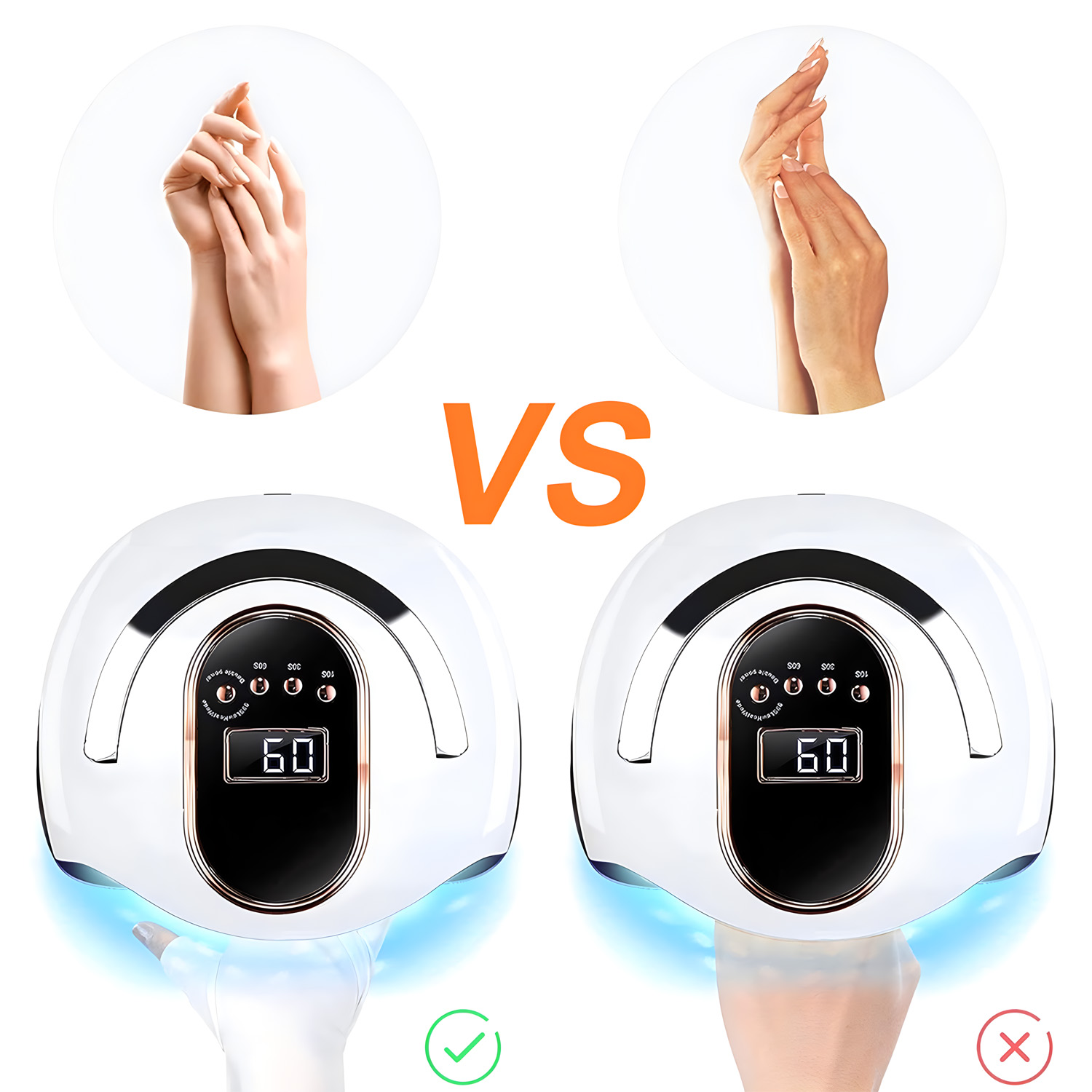 Anti-UV-handschoenen Gel Professionele beschermingshandschoenen voor manicure Bescherm handen Nail Art Rekbare vingerloze handschoen voor thuis buiten