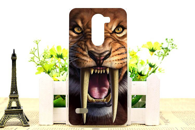 Cartoon schattige uv-print bloem uil tijger eiffeltoren hardcover hoesje voor lg ray  x190 5.5 inch hoesje op voorraad: B025