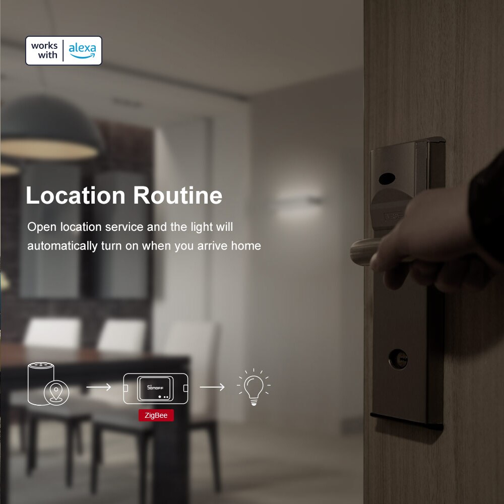 SONOFF – interrupteur intelligent sans fil BASICZBR3 Zigbee, MINI Module relais de synchronisation, fonctionne avec Alexa SmartThings Hub