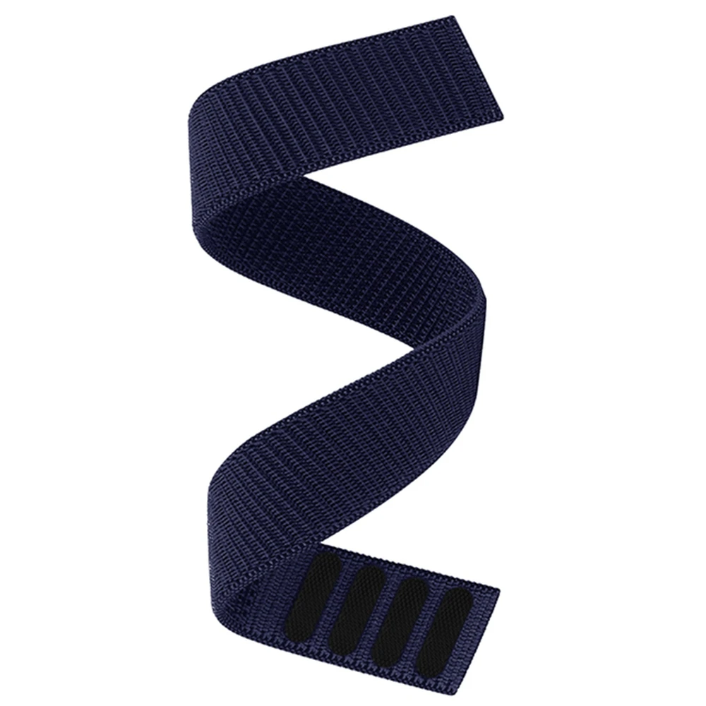 22mm 26mm QuickFit Nylon Uhrenarmbänder für Garmin Fenix 7 7X 6 6X Profi 5X 5Plus geflochtenes Armbinde für Garmin Epix Profi Gen 2 Enduro 3 2: BLAU WEISS / 20 mm
