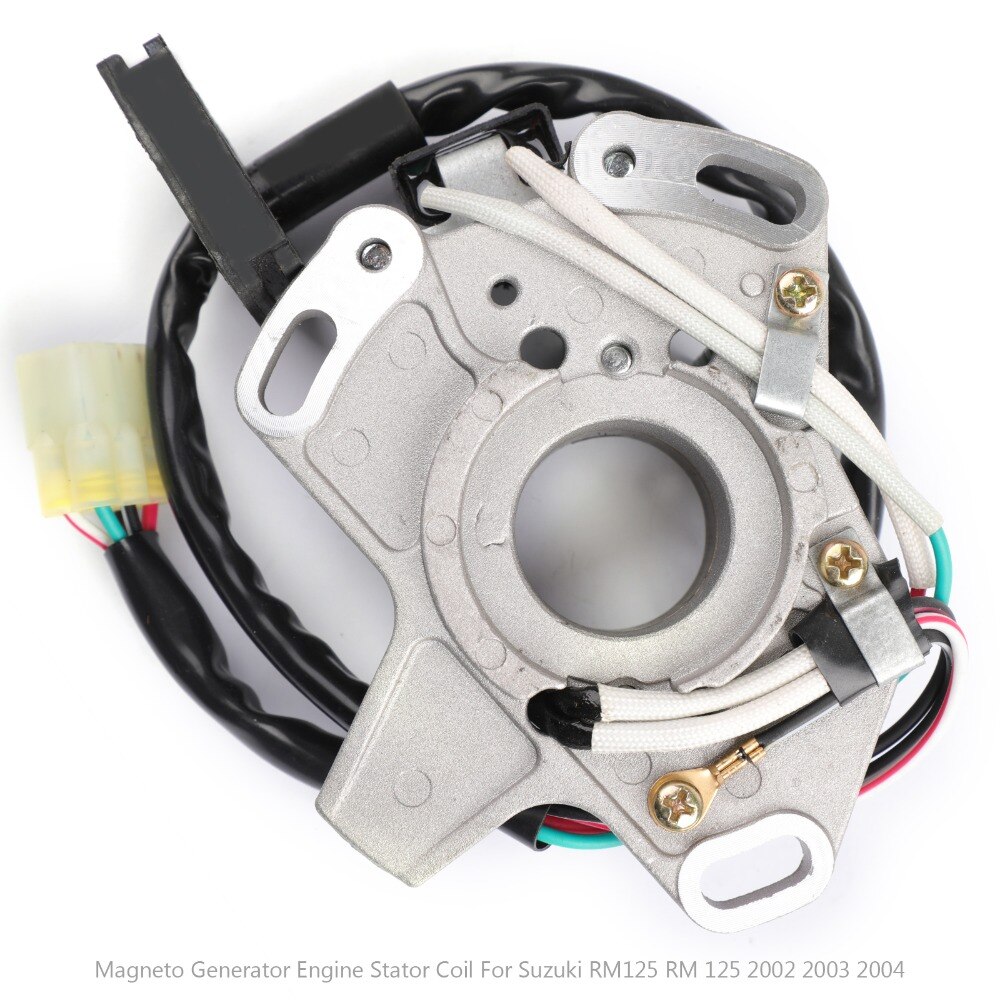Areyourshop Motorcycle Generator Stator Coil For Suzuki RM125 RM 125 2002 2003 2004 OEM Repl. 32101-36F10 Motorcycle Accessories