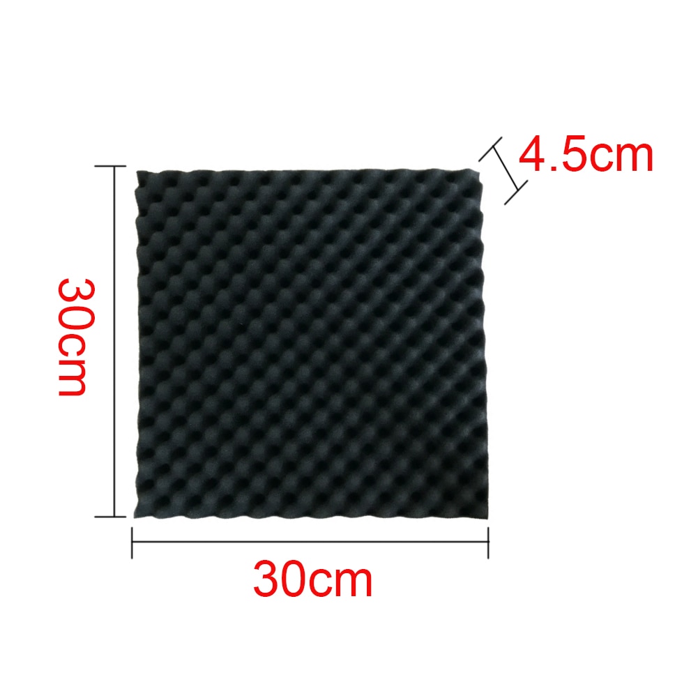 6pcs Studio Room Sound Proof For KTV Wedge Tiles Non Toxic Flameproof High Density 30x30cm Ceilings Panels Wall Acoustic Foam