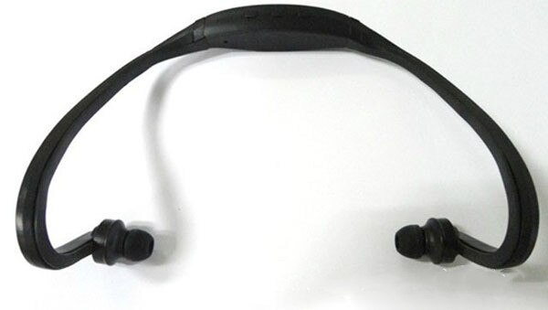 head-mounted Sport Wireless Earphones Headphones Music MP3 Player TF Card FM Radio Headset