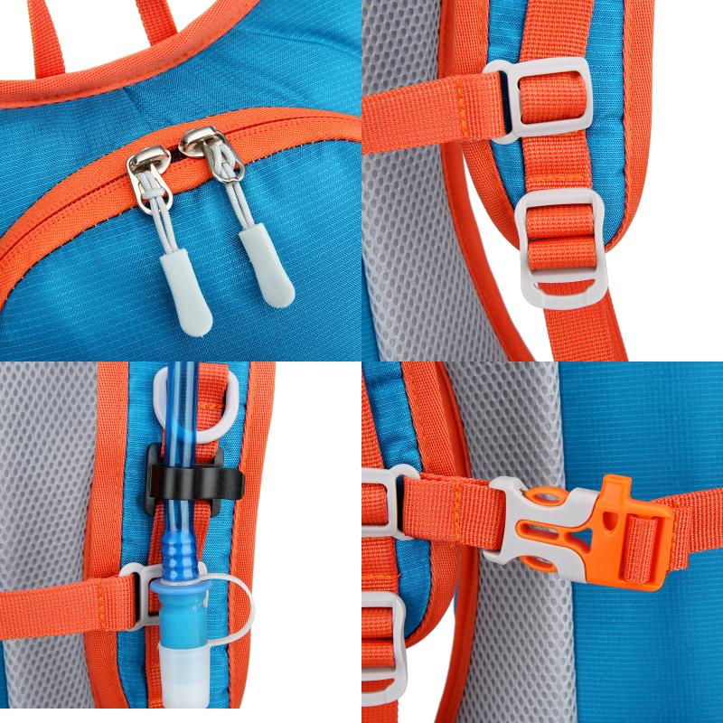 Mochila de bexiga ultraleve ao ar livre, bicicleta esportiva, ciclismo, corrida, caminhadas, bolsa de água de hidratação, capacete de armazenamento, impermeável, 12L, novo