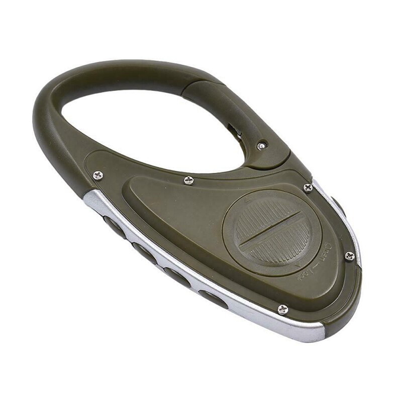 8 In 1 Karabijnhaak Digitale Hoogtemeter Barometer Met Weersverwachting Thermometer Backlight Sleutelhanger Voor Wandelen Kamperen Buiten