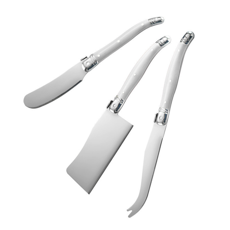 XYj 3 stks/set Kaas Mes Set Kit Sandwich Strooier Boter Mes Set Roestvrij Staal Met ABS Handvat Kaasschaaf keuken gereedschap