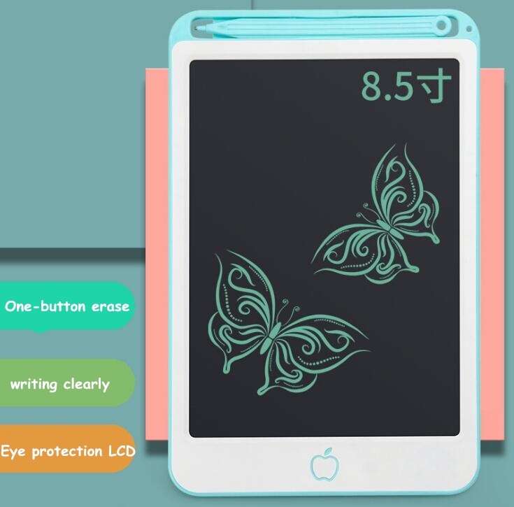 Portable LCD Writing Tablet Graffiti drawing boogie board Drawing Tablets Digital Drawing Tablet Handwriting Electronic Board: White