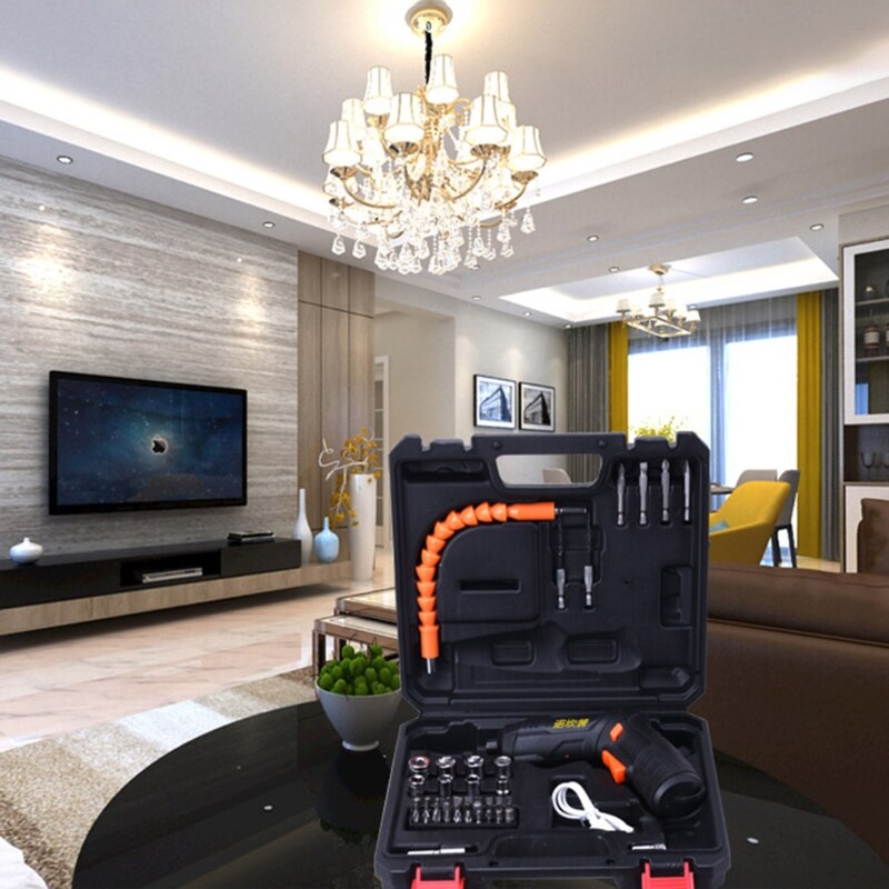 Drill Electric Screwdriver Electric Hand Drill Electric Hammer Cordless Drill Electric Screwdriver DIY Household Electric Tool