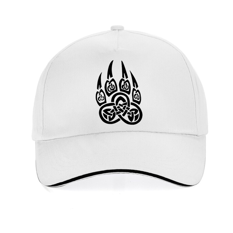 Amulet Viking Slavische God Symbool Afweren Veles Beerpoot Met Lucky Cap Mannen Vrouwen Viking Baseball Cap Gorra Hombre snapback