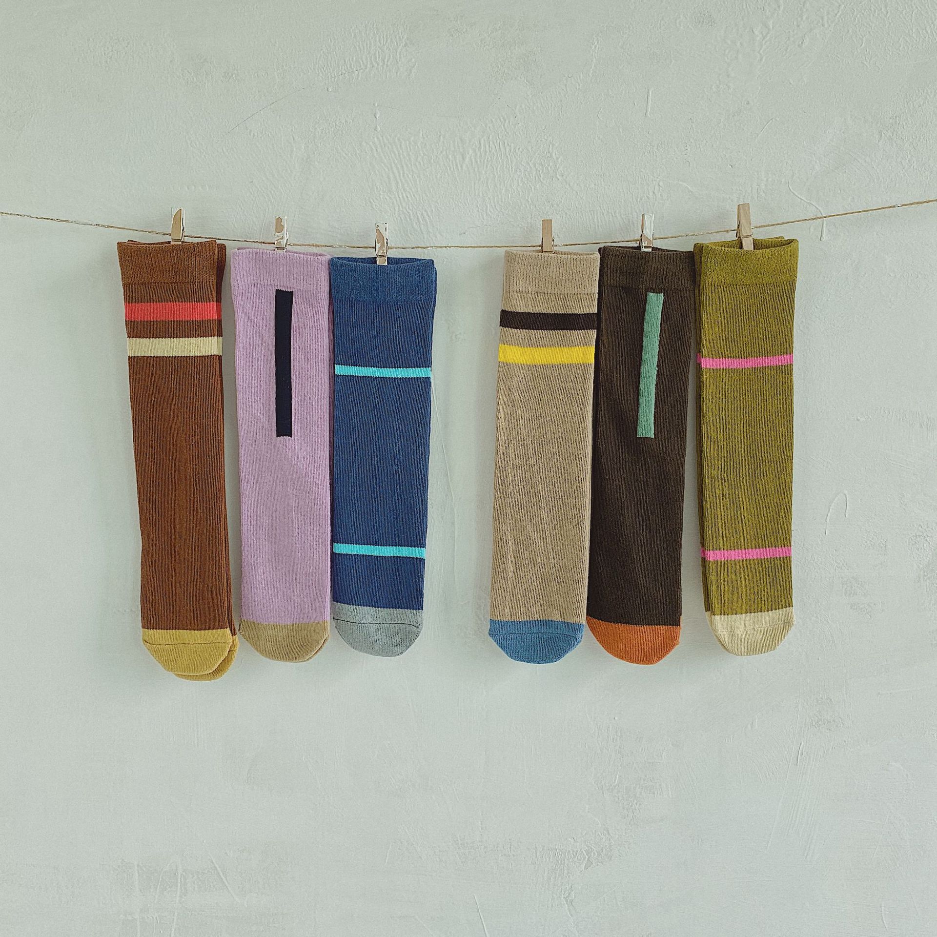 Herfst winter meisjes retro koreaanse stijl one size sokken zonder hak 1-8 jaar kinderen katoenen ademende sokken 3 paar