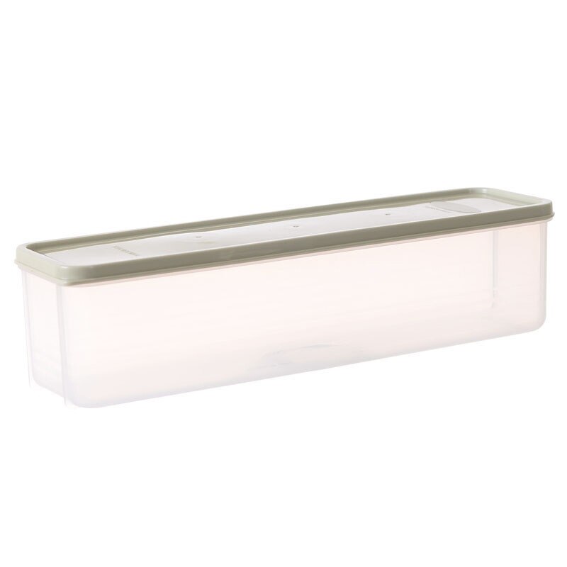 Large Capacity Airtight Rectangular Pasta Box Noodles Container Kitchen Food Storage Clear Seal Jar Fresh-keeping Case: G