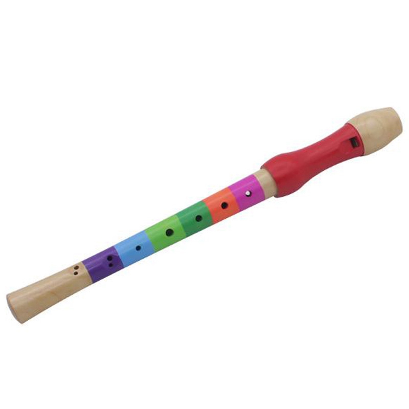 Top 8- hul fløjte klarinet piccolo trompet trompet legetøj træ tidlig barndom uddannelse legetøj musikuddannelse musikinstrument: Default Title