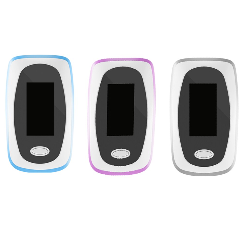 Oxímetro con Clip para dedo, Monitor de oxígeno en sangre, pulsómetro, oxímetro de oxígeno, pulsómetro, SpO2 oximetría sin batería (gris)