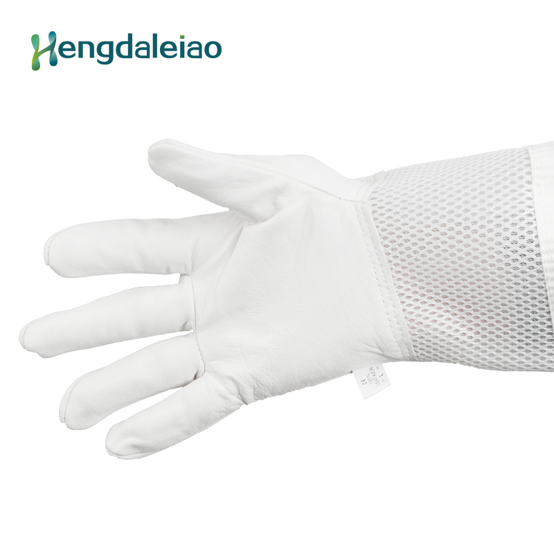 Chinese White Bee Keeping Hand Equipment Beekeeping Protecting Gloves for Beekeeper NO.13