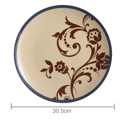 OUSSIRRO Wall Decorations Ceramic Wall Plate Ceramic butterfly Restaurant Cafe Bar Wall Decoration L2118: G