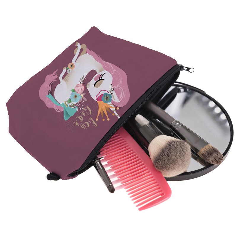 Jom Tokoy Cosmetische Organizer Tas Make Up Warmte-overdracht Afdrukken Cosmetische Tas Mode Vrouwen Make-Up Tas Hzb907