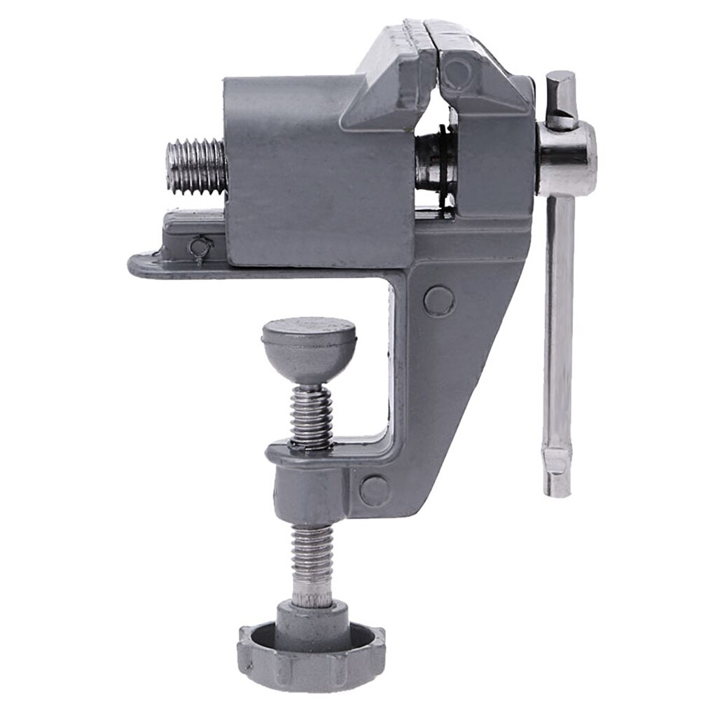 Building Screw Aluminium Alloy Bench Vice Fixed Table Vise Tool Suction Mini Clamp